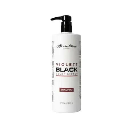 Violett black color system shampoo